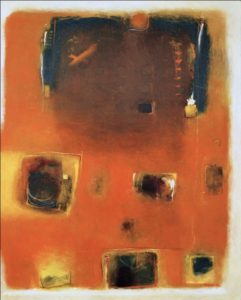 Orange 75 x 60 cm – Acrylic on canvas