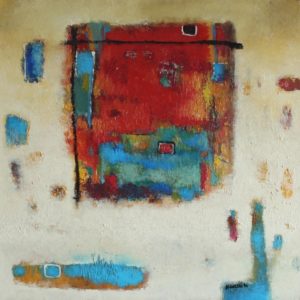 Red squere – 50 x 50 cm – oil on canvas